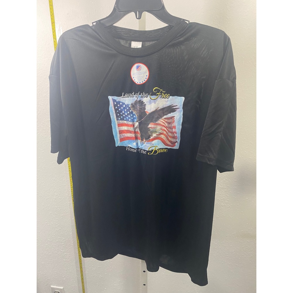 Disabled Veterans National Foundation Graphic T-Shirt XXL Black Eagle USA Flag
